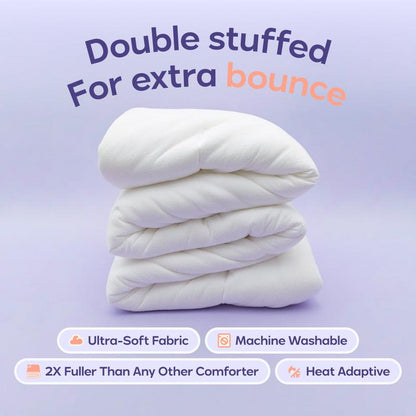 Mellow Sleep MarshMellow Comforter – Double-Stuffed Vegan Fill