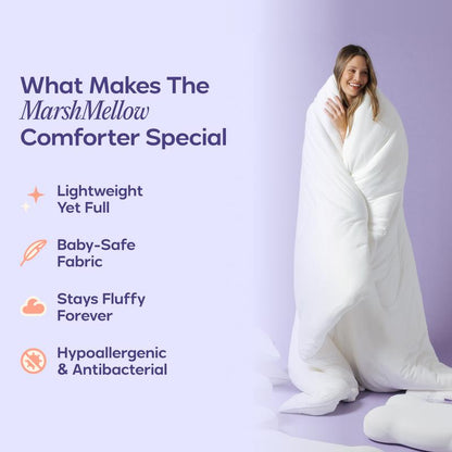 Mellow Sleep MarshMellow Comforter – Double-Stuffed Vegan Fill