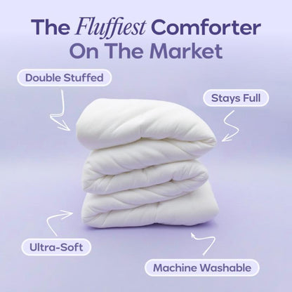 Mellow Sleep MarshMellow Comforter – Double-Stuffed Vegan Fill